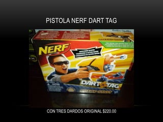 PISTOLA NERF DART TAG

CON TRES DARDOS ORIGINAL $220.00

 