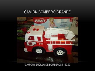 CAMION BOMBERO GRANDE

CAMION SENCILLO DE BOMBEROS $150.00

 