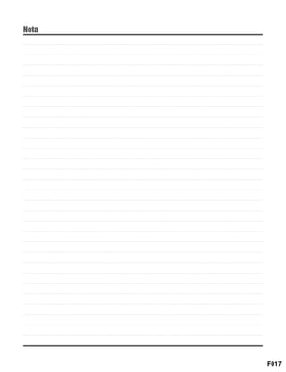 F017
Nota
 