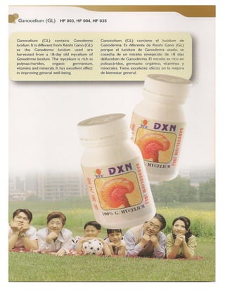 Catalogo de productos dxn peru