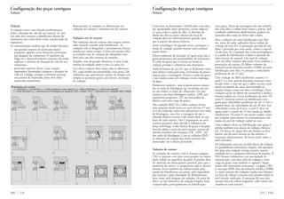 Configuração das peças contíguas
Vedação
Com eixos na horizontal e lubrificados com óleo,
são apropriados anéis protetores contra salpicos
(c) para evitar a saída do óleo. A abertura de
dreno do óleo na parte inferior do local de
vedação deve ser suficientemente grande, para
que a sujeira não possa fechá-la.
Anéis centrífugos (d) girando junto, protegem a
fenda de vedação quando houver uma contami-
nação maior.
Discos redutores de retenção (e) agem para que a
graxa permaneça nas proximidades do rolamento.
O colar de graxa que se forma na fenda de
vedação protege o rolamento das impurezas.
Anéis lamelares de aço (f), que se flexionam tanto
para dentro como para fora, necessitam de pouco
espaço para a montagem. Evitam a saída da graxa
e são usados como pré-vedação contra respingos
de água.
Elementos vedantes , que ocupam pouco espaço,
são os anéis de blindagem (g) montados em um
ou em ambos os lados do rolamento. Os rola-
mentos com duas blindagens (sufixo .2ZR, nos
rolamentos pequenos .2Z) são fornecidos de
fábrica com uma carga de graxa.
Nas vedações RSD (h) o lábio vedante forma
uma pequena fenda junto ao anel interno. O atri-
to é tão reduzido como nos rolamentos com anéis
de blindagem, mas têm a vantagem de que o
rebordo elástico externo veda muito bem na ran-
hura do anel externo. Isto é importante no anel
externo giratório, pois, devido a influência da
força centrífuga, o óleo básico da graxa é lançado
fora do sabão e sairia do anel externo, através do
assento metálico não estanque (ZR, .2ZR, .2Z)
dos anéis de blindagem. Com as vedações RSD,
os números de rotação dos anéis externos são
dominados até o limite permitido.
Vedações de contato
As vedações de contato (veja o resumo à página
126) se ajustam com uma certa pressão (na maior
parte radial) na superfície da pista. A pressão deve
ser mantida tão baixa quanto possível, para que o
momento de atrito e a temperatura não se elevem
demais. Estes também são influenciados pelo
estado do lubrificante nas pistas, pela rugosidade
das mesmas e pela velocidade de deslizamento,
bem como pelo desgaste da vedação. Os anéis de
feltro (a) são elementos de vedação simples, bem
comprovados, principalmente na lubrificação
com graxa. Antes da montagem eles são embebi-
dos com óleo e vedam bem contra a poeira. Sob
condições ambientais desfavoráveis, podem ser
ajustados dois anéis de feltro lado a lado.
Para a vedação em uma lubrificação com óleo
são, antes de tudo, aplicados discos radiais de
vedação de eixo (b). A guarnição provida de um
lábio é prensada por uma mola, contra a superfí-
cie do eixo. Se a intenção for evitar principalmen-
te a saída do lubrificante, o lábio é ajustado do
lado interno do mancal. Um anel de vedação,
com um lábio vedante adicional, evita também a
penetração de sujeira. Os lábios vedantes do
material usual, borracha nitrílica (NBR) em uma
lubrificação com óleo, se prestam a velocidades
periféricas de até 12 m/s.
Uma vedação de lábio axialmente atuante é o
anel-V (c). Este anel de borracha inteiriço é des-
locado sobre o eixo até que o lábio encoste axial-
mente na parede da caixa, funcionando ao
mesmo tempo como um disco centrífugo. Estas
vedações axiais de lábios são insensíveis a desloca-
mentos radiais ou a leves inclinações do eixo. Os
anéis-V rotativos servem na lubrificação com
graxa para velocidades periféricas de até 12 m/s e
aqueles fixos, em velocidades de até 20 m/s. Em
velocidades acima de 8 m/s, o anel-V deve ter
apoio axial e a partir de 12 m/s ainda ser fixado
radialmente. Os anéis-V são muito usados como
pré-vedações para manter as contaminações afa-
stadas do anel de vedação radial do eixo.
Uma vedação eficaz na lubrificação com graxa é
obtida também com discos de vedação elásticos
(d). Os discos de chapa fina são fixados na face
lateral, seja do anel interno ou do externo, e
repousam elasticamente, de forma axial, sobre o
anel contrário.
Os rolamentos com um ou dois discos de vedação
(e) possibilitam construções simples. São apropria-
dos para uma vedação contra a poeira, sujeira,
umidade do ar e pequenas diferenças de pressão. A
FAG fornece rolamentos sem necessidade de
manutenção, com dois anéis de vedação e uma
carga de graxa (veja também o capítulo “Supri-
mento dos rolamentos com graxa”, à página 130).
A execução RSR, feita de borracha nitrílica (NBR)
é a mais comum das vedações usadas nos rolamen-
tos fixos de esferas e encosta com pressão radial no
anel interno retificado. A execução RS nos rola-
mentos fixos de esferas pequenos, veda contra um
chanfro no anel interno.
125 FAG
Configuração das peças contíguas
Vedação
Vedação
A vedação exerce uma função predominante
sobre a duração da vida de um mancal. Se, por
um lado deve manter o lubrificante dentro do
rolamento, por outro deve evitar a penetração de
impurezas.
As contaminações podem agir de modos diversos:
– um grande número de partículas muito
pequenas, agindo como abrasivos, provocam
um desgaste do rolamento. O aumento da
folga ou o desenvolvimento crescente do ruído
indicam o término da duração da vida de um
rolamento.
– partículas maiores, duras e que causam
impressões (laminadas) reduzem a duração da
vida até a fadiga, porque se formam pittings
nos pontos de impressão pelas altas solici-
tações dos rolamentos.
Basicamente, as vedações se diferenciam em
vedações de contato e vedações não de contato.
Vedações não de contato
Nas vedações não de contato não surgem atritos,
além daquele causado pelo lubrificante. As
vedações não se desgastam e permanecem funcio-
nando por muito tempo. Como não geram calor,
as vedações não de contato são adequadas tam-
bém para um alto número de rotações.
Simples, mas de grande eficiência, é uma fenda
estreita de vedação entre o eixo e a caixa (a).
Um efeito vedante bem maior têm os labirintos
(b), cujas fendas são preenchidas com graxa. Em
ambientes que apresentem sujeira, de tempos em
tempos se pressiona graxa, por dentro, na fenda
de vedação.
FAG 124
▼ Vedações sem contato
a = de fenda, b = de labirinto, c = anéis protetores contra salpicos, d = anéis centrífugos, e = discos de retenção
f = anéis lamelares, g = rolamentos com blindagens (à esquerda .2ZR, à direita .ZR) h = rolamento com vedações RSD (.2RSD)
a b
f g
c ed
h
 