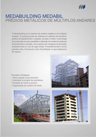 Catálogo de sistemas construtivos metálicos - Medabil | PDF