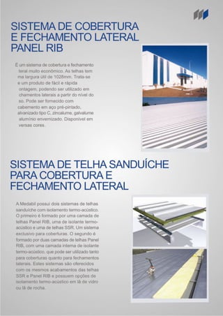 Catálogo de sistemas construtivos metálicos - Medabil | PDF