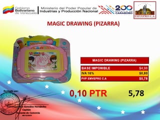 MAGIC DRAWING (PIZARRA)
0,10 PTR 5,78
 