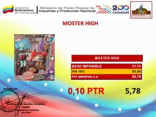 MOSTER HIGH
0,10 PTR 5,78
 