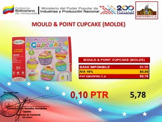 MOULD & POINT CUPCAKE (MOLDE)
0,10 PTR 5,78
 