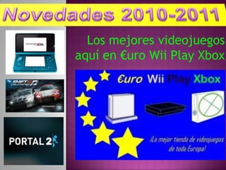 Los mejores videojuegos aquí en €uro Wii Play Xbox 