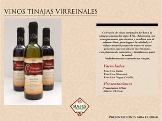 Presentación 375ml
Altura: 23.5 cm
Presentaciones para friobar
 