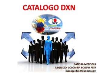 DXN COLOMBIA CATALOGO