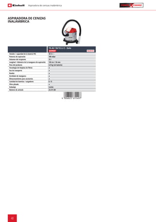 Lijadora De Altura Einhell Te-dw 18225 Li Solo Lijadora De Altura Einhell Te-dw 18225 Li Solo