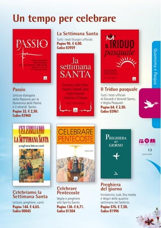 Catalogo elledici quaresima pasqua 2011