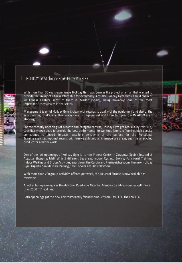 Paviflex Gym Flooring 2018