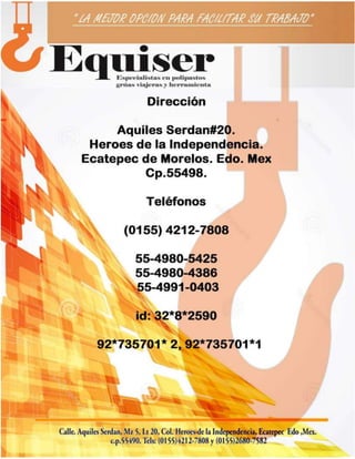 EQUISERCATALOGO
