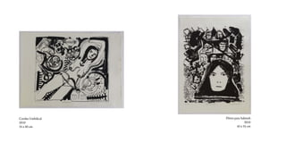 Cordão Umbilical   Flôres para Sakineh
2010                              2010
35 x 40 cm                  45 x 35 cm
 