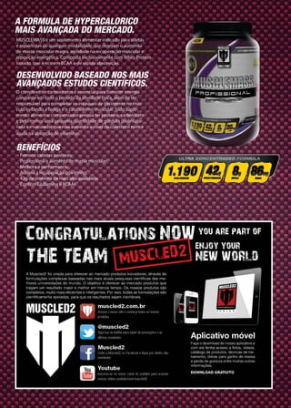 Catálogo dos produtos Muscled2