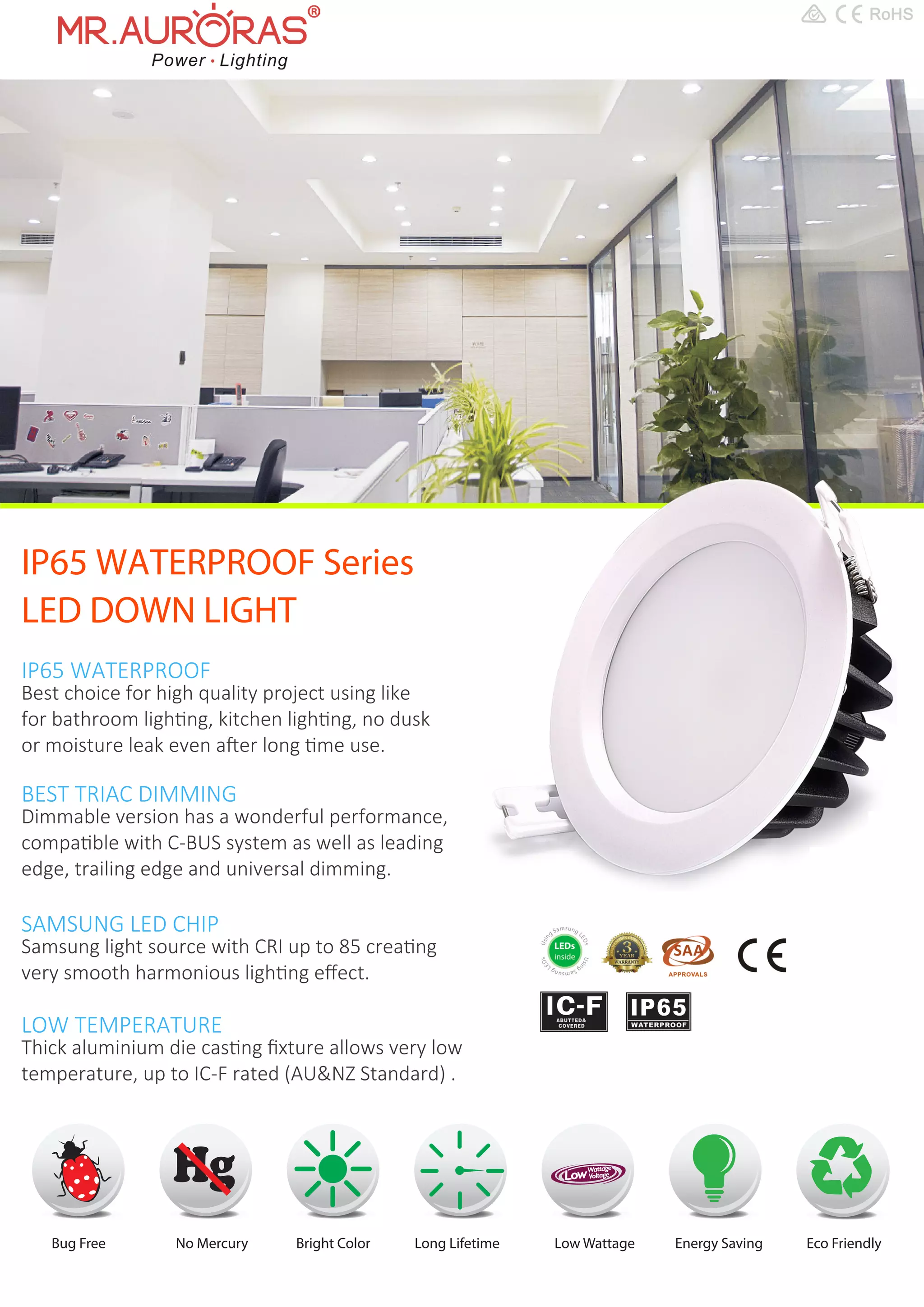 Catalog of auroras leddownlight 2018 PDF