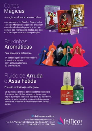 Catalogo feiticos aromaticos  mistico