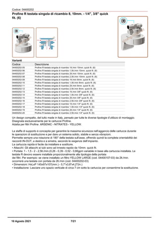 Filtri Acqua Residenziali E Ristorazione Varie Marche - Foto 2