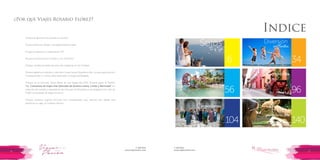 T: 620 6111
www.viajesrosario.com
T: 620 6111
www.viajesrosario.com
4 5
¿Por que Viajes Rosario Flórez?
Porque te abrimos las puertas al mundo!
Porque tenemos tarifas y ventajas preferenciales.
Porque te damos un tratamiento VIP.
Porque conocemos el mundo y sus rincones!
Porque podemos darte ascenso de categoría en los Hoteles.
Porque sabemos cuándo ir, a donde ir y que hacer! durante el día, o a que espectáculos
o restaurantes ir a cenar, para reservarte un lugar privilegiado.
Porque en el Virtuoso Travel Week en Las Vegas del 2013, Rosario gano el Premio
“La Consultora de Viajes más Admirada de América Latina, Caribe y Bermudas” en
votación de hoteles y operadores de Virtuoso de 90 países y fue elegida entre más de
7,000 consultores de viajes Virtuoso.
Porque nuestros viajeros Virtuoso han comprobado, que hacerte feliz desde que
planificas tu viaje, es Nuestra Pasión!
Indice
Solos
Vamos
Para los
Diversión
Perú
6
56
104
34
96
140
Tu y Yo
con Amigos
Conocedores
en Familia
Escapadas
por todo lo alto
 