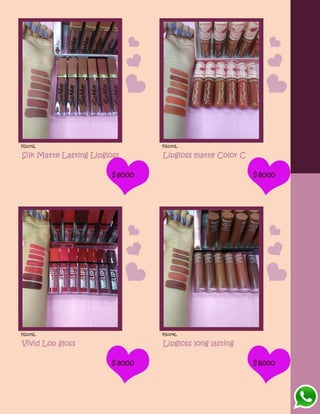 FG1171L
Silk Matte Lasting Lipgloss
$8000
FG1170L
Lipgloss matte Color C
$8000
FG1175L
Vivid Lop gloss
$8000
FG1174L
Lipgloss long lasting
$8000
 