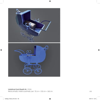Umbilical Cord Death IX, 2008
      Metal pintado, madera quemada, piel. 70 cm × 150 cm × 160 cm.   105




Catalogo_Flecha_2013.indd 105                                         24/01/13 16:16
 