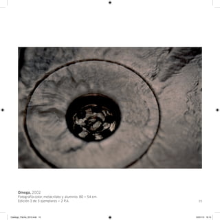 Omega, 2002
      Fotografía color, metacrilato y aluminio. 80 × 54 cm.
      Edición 3 de 5 ejemplares + 2 P.A.                        15




Catalogo_Flecha_2013.indd 15                                  24/01/13 16:14
 