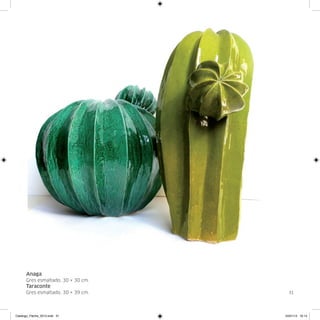 Anaga
      Gres esmaltado. 30 × 30 cm.
      Taraconte
      Gres esmaltado. 30 × 39 cm.     31




Catalogo_Flecha_2013.indd 31        24/01/13 16:14
 