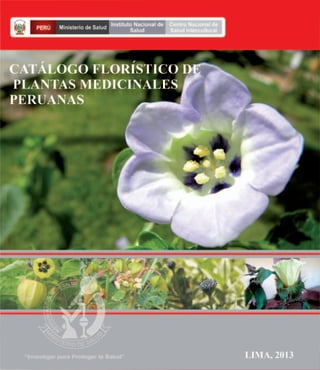 Catálogo florístico de plantas medicinales peruanas

A

Centro Nacional de Salud Intercultural (CENSI)

 