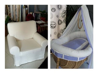 POLTRONA IN LINO   CULLA SU MISURA
 