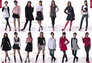 Poetic
Poetic




      Bolero - 15835    Blusa - 15890     Blusa - 15773        Blusa - 15759
      Blusão - 15775     Saia - 15736   Casacão - 15900         Saia - 15847
     Legging - 15833




                                                                                 Blusão - 15780         Vestido - 15800                    Colete - 15836
                                                                                Legging - 15833                                             Blusa - 15765
                                                                                                                                           Calça - 15852




   Vestido - 15791     Colete - 15836          Blusa - 15764   Blusa - 15756
                        Blusa - 15770           Saia - 15847   Short - 15872
                         Saia - 15736




                                                                                Bata - 15784      Vestido - 15795          Blusa - 15881                    Blusa - 15766
                                                                               Calça - 15860                              Blusão - 15782                    Calça - 15867




         34                                                                                                                                                                 35
 