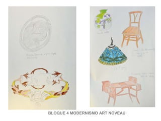 BLOQUE 4 MODERNISMO ART NOVEAU
 