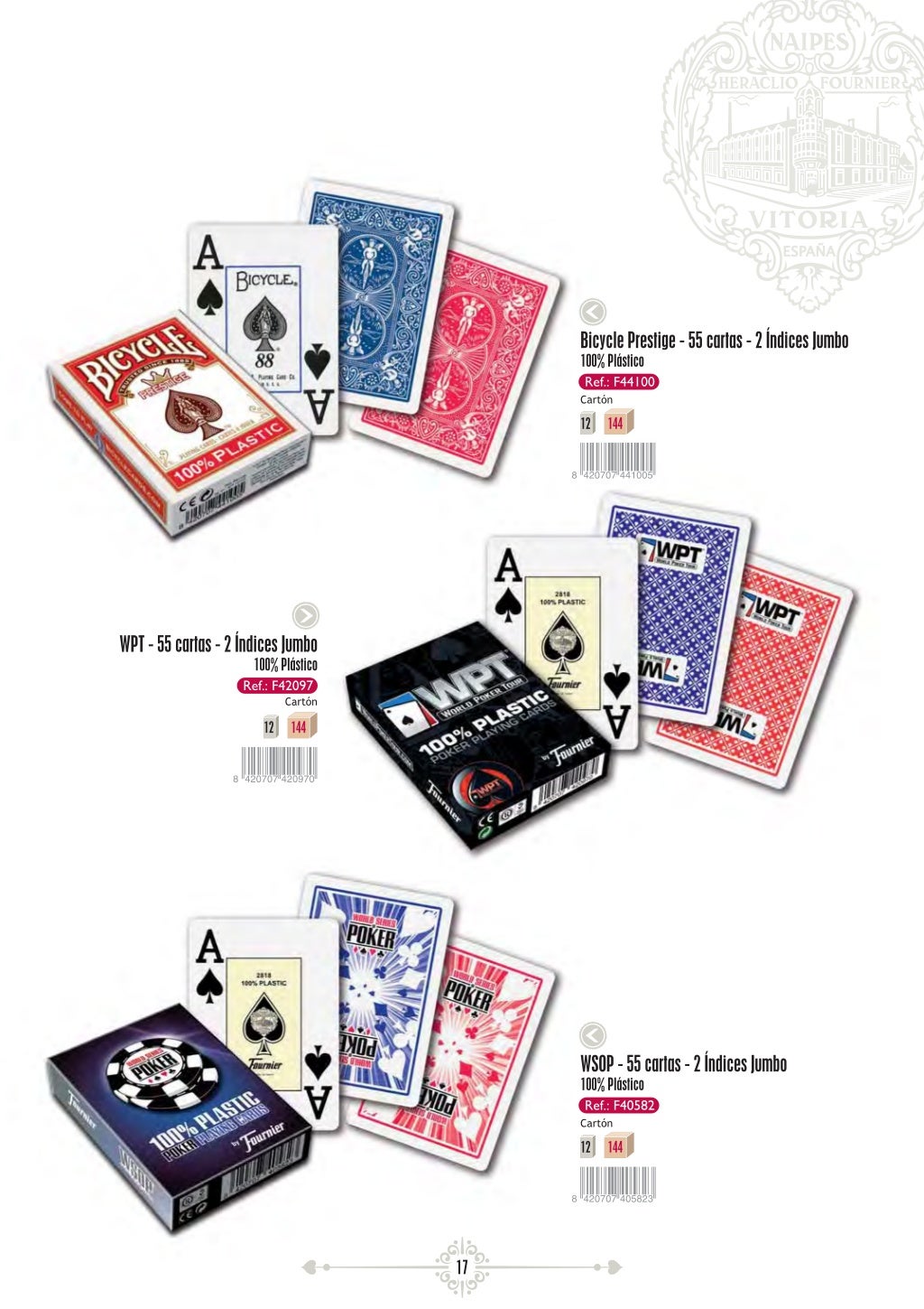 Catalogo general Naipes Heraclio Fournier S.A.