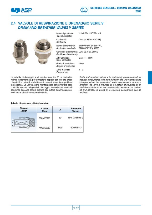 Nuova ASP General Catalogue 2008 PDF Indoor Environmental Quality