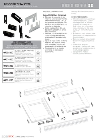 191PRZESUWNE | CORREDERA
UÑERO FÉNIX
ZACZEP FENIX
1941mm
19,50 0,3 mm
-
-
032100 **
50
Uñero exterior automontable para
correderas.
CARACTERÍSTICAS TÉCNICAS:
Comparte la misma estética
que el cierre Fénix.
Opcionalmente puede fijarse
con tornillos desde el interior
para mayor seguridad.
Zewnętrzny zaczep
samomontujący dla okien
przesuwnych.
CECHY TECHNICZNE:
Dzieli tę samą estetykę co
zamknięcie Fenix.
Opcjonalnie może zostać
zamocowany śrubami
od środka dla większego
bezpieczeństwa.
26,00
202
10
20
ESPESOR MÍNIMO DE PERFIL CON
UÑERO Y CIERRE ENFRENTADOS
MINIMALNA GRUBOŚĆ PROFILU
Z ZACZEPEM I ZAMKNIĘCIEM NA
PRZECIWKO
 