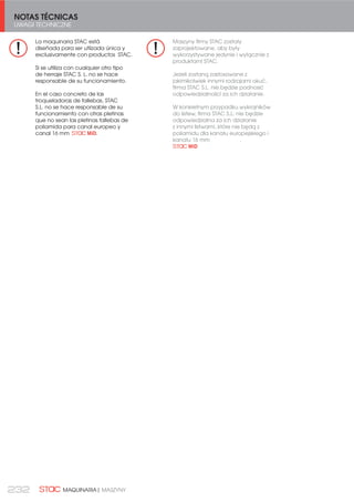 209PRZESUWNE | CORREDERA
KIT CORREDERA S6200
ZESTAWY DO OKIEN PRZESUWNYCH S6200
Tabla de referencias de los componentes de los kits:
Tabela z nr referencyjnymi komponentów tych zestawów:
KITS CORREDERA S6200
ZESTAWY DO OKIEN PRZESUWNYCH S6200
09017 TAPA HOJA LATERAL
32.5:$ %2=1(*2 6.5='â$ 700
09008 TAPA HOJA CENTRO
32.5:$ ģ52'.2:(*2 6.5='â$ 1000
09011 CORTAVIENTOS SUPERIOR
GÓRNY DETAL PRZECIW PODMUCHOM WIATRU 350
09010 CORTAVIENTOS INFERIOR
DOLNY DETAL PRZECIW PODMUCHOM WIATRU 1000
09016 DEFLECTOR
DEFLEKTOR 3000
09007 TAPA DEFLECTOR
POKRYWA DEFLEKTORA 1000
04097 JUEGO JUNTAS DE ESTANQUEIDAD
KOMPLET USZCZELEK 4000
0519009
CONJUNTO CARCASA PLÁSTICA CON 2 RUEDAS
(NYLON)
ZESTAW PLASTIKOWA OBUDOWA Z 2 ROLKAMI
(NYLON)
250
0509109
CONJUNTO CARCASA PLÁSTICA CON 2 RUEDAS
(BOLAS)
ZESTAW PLASTIKOWA OBUDOWA Z 2 ROLKAMI
(kulkowymi)
250
JUEGO JUNTAS DE
ESTANQUEIDAD
KOMPLET USZCZELEK
CORTAVIENTOS
SUPERIOR
GÓRNY DETAL PRZECIW
PODMUCHOM WIATRU
DEFLECTOR
DEFLEKTOR
TAPA HOJA
LATERAL
POKRYWA BOCZNEGO
6.5='â$
CORTAVIENTOS
INFERIOR
DOLNY DETAL PRZECIW
PODMUCHOM WIATRU
JUEGO TAPA HOJA CENTRO
.203/(7 1$.â$'(.
ģ52'.2:(*2 6.5='â$
TAPA DEFLECTOR
POKRYWA DEFLEKTORA
CONJUNTO CARCASA
PLÁSTICA CON 2 RUEDAS
(NYLON/BOLAS)
ZESTAW PLASTIKOWA OBUDOWA Z 2
ROLKAMI (NYLON/ KULKOWYMI)
 