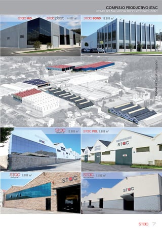 7
COMPLEJO PRODUCTIVO STAC
KOMPLEKS ZAKLADOW PRODUKCYJNYCH STAC
Padrón(ACoruña)España
4.000 m2
10.000 m2
12.000 m2
3.000 m2
5.000 m25.000 m2
+(55$-(
$/0$&e1
 