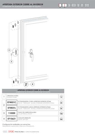 50
07K4HRD6
KIT HOJA PASIVA CON PUNTA
METÁLICA Ø6  