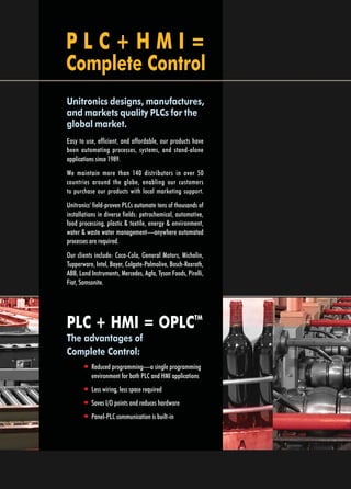 Catalogo general unitronics 2010 | PDF