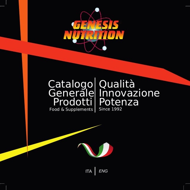 CATALOGO GENESIS NUTRITION 2017