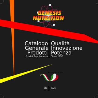 Catalogo
Generale
Prodotti
Food & Supplements
ITA ENG
Qualità
Innovazione
PotenzaSince 1992
 