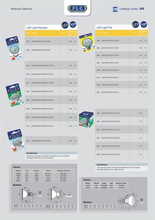 Materiais Elétricos   Catálogo Exata - 64
 
