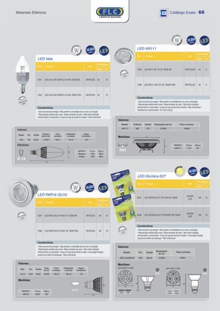 Materiais Elétricos   Catálogo Exata - 66
 