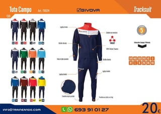 Catalogo givova www.traineando.com