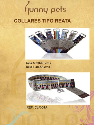 COLLARES TIPO REATA
Talla M 38-48 cms
Talla L 48-58 cms
REF: CLR-01A
 