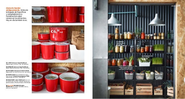 Catalogo para decoración ikea 2016 Botes de cocina cristal de ikea