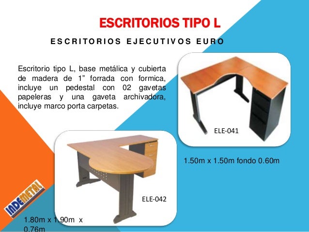 Catálogo Muebles de Oficina