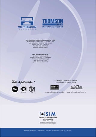 Catalogo injecao thomson