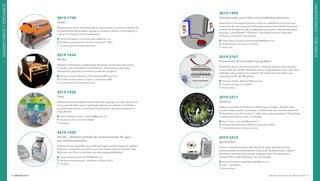 INNOVAR 2019 CONCURSO NACIONAL DE INNOVACIONES210 211
2019-1720
Secán
Máquina para secar nueces de pecán que permite el control y registro de
los parámetros del proceso, otorga un secado uniforme y homogéneo y
reduce los tiempos de procesamiento.
Nicolás Mangeaud: nicolassmangeaud@gmail.com
Facultad de Arquitectura, Diseño y Urbanismo (UBA)
Ciudad Autónoma de Buenos Aires
2019-1834
Mulita
Máquina rompedora y clasificadora de trozos comerciales de nueces
Chandler, con alimentación monofásica y dimensiones reducidas,
destinada al pequeño y mediano productor nogalero.
Héctor Fernando Marchesi: hectorfmarchesi@hotmail.com
Facultad de Arquitectura, Diseño y Urbanismo (UBA)
Ciudad Autónoma de Buenos Aires
2019-1924
Tesai
Pastillas dulces de hierbas medicinales para agregar al mate; brinda una
dosis justa de sabor que se prolonga cebada tras cebada. Orientado a
personas que buscan un producto combinado y listo para preparar un
mate distinto.
Estéfani Magalí Kramer: maga9590@gmail.com
Facultad de Arte y Diseño (UNaM)
Misiones
2019-1929
Veridis - detector portátil de contaminación de agua
por metales pesados
Sistema de uso hogareño que detecta el agua contaminada por metales
pesados, a través de una señal visual, de manera rápida y sencilla. Está
fabricado con PLA, un polímero de alta biodegradabilidad.
Diego Defossez: khamael1492@gmail.com
Facultad de Arquitectura, Urbanismo y Diseño (UNC)
Córdoba
2019-1999
Comunicador para niños con problemas motrices
Dispositivo comunicacional para niños con problemas motrices cuya
capacidad de comunicación verbal está seriamente limitada. Funciona
a través de la selección de pictogramas (asociados a decisiones sobre
acciones, como ª cantarº o ª comerº), mediante mínimos requisitos
motrices, y la emisión de sonidos.
Diego Alexis Alvarado: alvarado.diego@outlook.com
Facultad Regional Santa Cruz (UTN)
Santa Cruz
2019-2147
Prevención de corrosión con grafeno
Desarrollo de un nanorecubrimiento a base de grafeno para prevenir
la corrosión de metales. Requiere menor complejidad y costo que otros
métodos, para resolver el problema del costo de la corrosión, que
equivale al 3,5% del PBI global.
Francisco Ibáñez: fjibanez73@gmail.com
Facultad de Ingeniería (UNLP)
Buenos Aires
2019-2211
Fermina
Sistema de cultivo hidropónico rotativo para el hogar. Pensado para
producir hojas verdes, aromáticas o medicinales de consumo personal.
El dispositivo, que funciona a 12 watts, tiene capacidad para 18 plantines
y realiza una rotación cada 10 minutos.
Nicole Vispo: nino.vispo@gmail.com
Facultad de Arquitectura, Diseño y Urbanismo (UBA)
Ciudad Autónoma de Buenos Aires
2019-2214
SpectralTec
Diseño mediante escaneo láser facial de gafas optoelectrónicas
personalizadas de rehabilitación visual para discapacitados visuales.
Resuelve cuestiones funcionales, ergonómicas y de adaptación
antropométrica del dispositivo con el paciente.
Ezequiel Pawelko: ezequielpawelko@gmail.com
UNLa - SpectralTec
Buenos Aires
UNIVERSITARIOSYTERCIARIOS
UNIVERSITARIOSYTERCIARIOS
 
