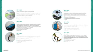 INNOVAR 2019 CONCURSO NACIONAL DE INNOVACIONES214 215
2019-2625
Centro Oncológico Infantil Estrella Dorada
Espacio humanizado para el tratamiento ambulatorio contra el cáncer
infantil, que brinda atención personalizada a cada niño y su familia, en un
espacio de contención para realizar el tratamiento y poder albergarse en
caso necesario mientras se realiza el tratamiento.
Katherina Monsalve: mkati-@hotmail.com
Escuela de Arquitectura, Arte y Diseño (UNRN)
Río Negro
2019-2672
Granicober
Cobertor de vehículos anti-granizo que, mediante un sistema de pliegues
y ganchos, el usuario puede extender y sujetarlo al vehículo de forma
rápida. Pensado para eliminar el daño que los vehículos sufren ante caídas
de granizo cuando se encuentran en la intemperie.
Nicolás Santa Lucía: nicolassl1997@gmail.com
Facultad de Bellas Artes (UNLP)
Buenos Aires
2019-2696
Ñandú
Prótesis ortopédica de competición para atletas paralímpicos o personas
con distintas afecciones motrices. Puede lograr un mayor índice de
inclusión a temprana edad e igualdad de condiciones para deportistas.
Pensada para desarrollarse en el país.
Álvaro Benítez Franco: abenitezfranco@gmail.com
Facultad de Ingeniería (UNLP)
Buenos Aires
2019-2719
Trasplantín
Trasplantadora de plantines de hortalizas para pequeños productores
periurbanos. Permite dosificar y trasplantar plantines de diferentes
tipos de hortalizas de forma eficiente, mejorando la productividad y la
ergonomía de la tarea.
Nicolás Festi: Nicofesti.di@gmail.com
Facultad de Arquitectura, Urbanismo y Diseño (UNC)
Córdoba
2019-2753
GEMSBOK
Monopatín con sistema de propulsión eléctrico, ideal para circular por la
ciudad evitando problemas de tráfico. Trae un portaequipaje para guardar
objetos y es totalmente portátil y plegable.
Hugo Jiménez: rrpp.disenoautomotriz@gmail.com
Diseño Industrial, Instituto Tecnológico de Motores
Buenos Aires
2019-2770
Silla B-art
Dirigida a artistas visuales y plásticos. Funciona con un apoyo rodillero
que redistribuye el peso del cuerpo. Como prestaciones de uso incluye
mecanismos de ajuste de altura, apoyos para contenedores porta-pinceles
y herramientas y ruedas.
Micaela Perone: micaperone@gmail.com
Facultad de Bellas Artes (UNLP)
Buenos Aires
UNIVERSITARIOSYTERCIARIOS
UNIVERSITARIOSYTERCIARIOS
 