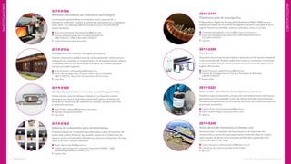 INNOVAR 2019 CONCURSO NACIONAL DE INNOVACIONES80 81
2019-0197
Plataforma web de micrografías
El Repositorio Digital de Micrografías Electrónicas (ReD-CISME) es una
plataforma digital con el archivo micrográfico científico más grande de la
región. Patrimonio científico, cultural y educativo, único en su tipo.
	Cecilia Aymará Gallardo: cime.com@tucuman-conicet.gov.ar
	 Centro de Investigaciones y Servicios en Microscopía Electrónica
	(CCT-UNT-CONICET)
	Tucumán
2019-0200
Flow Drive
Dispositivo de laminación para fabricar tablas de surf de manera industrial
y semiautomatizada. Produce tablas más livianas y resistentes, incrementa
la productividad, reduce costos y mejora las condiciones de seguridad e
higiene del proceso.
	Gastón Francucci: gastonfrancucci@gmail.com
	 Instituto de Investigaciones en Ciencia y Tecnología de Materiales
	(UNMdP-CONICET)
	 Buenos Aires
2019-0203
Biotecnofe - plataforma bioterapéutica pecuaria
Plataforma para el desarrollo y producción de medicamentos veterinarios
generados por tecnología de cultivo de células animales recombinantes.
Pensada principalmente para la industria pecuaria. No emplea animales en
su proceso productivo.
	Claudio Prieto: claudiocesarprieto@gmail.com
	 Centro Biotecnológico del Litoral (FBCB-UNL)
	 Santa Fe
2019-0248
Avión-drone de monitoreo en tiempo real
Aeronave solar no tripulada, de largo alcance y de bajo costo de
construcción y operación, para seguimiento mediante video en tiempo
real y disparo de alertas de la creciente problemática generada en la
Cuenca del Morro (San Luis).
	Carlos Catuogno: carloscatuogno105@yahoo.com.ar
	 Laboratorio de Control Automático (FICA-UNSL)
	 San Luis
2019-0106
Métodos alternativos en evaluación toxicológica
La innovación permite dotar a la industria local y regional de un
laboratorio dedicado al testeo de productos agroquímicos y cosméticos,
entre otros, con métodos alternativos frente al uso de animales de
experimentación.
	María Laura Gutiérrez: mlgutierrez.ebal@gmail.com
	 Instituto de Farmacología de la Facultad de Medicina
	 (UBA-CONICET) - EBAL (UBA-UNLP-CONICET)
	 Ciudad Autónoma de Buenos Aires
2019-0116
Navegantes de sueños de agua y madera
Sistema constructivo prefabricado de componentes de madera para la
realización de viviendas, su mejoramiento y el de equipamientos urbanos.
El proyecto hace un uso eficiente de la producción forestal, principal
recurso renovable regional.
	Paula Peyloubet: paulapeyloubet@hotmail.com
	 Centro de Investigaciones y Estudios sobre Cultura y Sociedad
	 (UNC-CONICET) - Asociación de Carpinteros de Concordia
	 Entre Ríos
2019-0120
Bomba de asistencia ventricular pulsátil implantable
Diseño de alto valor tecnológico, basado en la impulsión pulsátil
de sangre para que el dispositivo implantable genere el trabajo de
bombeo en situaciones de insuficiencia cardíaca, de bajo costo final
y desarrollo nacional.
	José Di Paolo: jdipaolo@ingenieria.uner.edu.ar
	 Facultad de Ingeniería (UNER)
	 Entre Ríos
2019-0162
Sistema de tratamiento para contaminantes
Producto basado en nanopartículas preparadas a partir de extractos de
yerba mate y sales de hierro, que pueden usarse en el tratamiento de
aguas y suelos contaminados domésticos, urbanos e industriales. De bajo
costo y con gran impacto ambiental.
	Marta Litter: marta.litter@gmail.com
	 Instituto de Investigación e Ingeniería Ambiental (UNSAM) - CNEA -
	 Facultad Regional Buenos Aires (UTN)
	 Buenos Aires
INVESTIGADORES
INVESTIGADORES
 